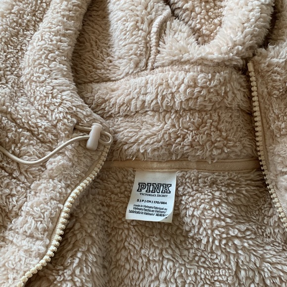 PINK teddy sweater - Picture 2 of 2